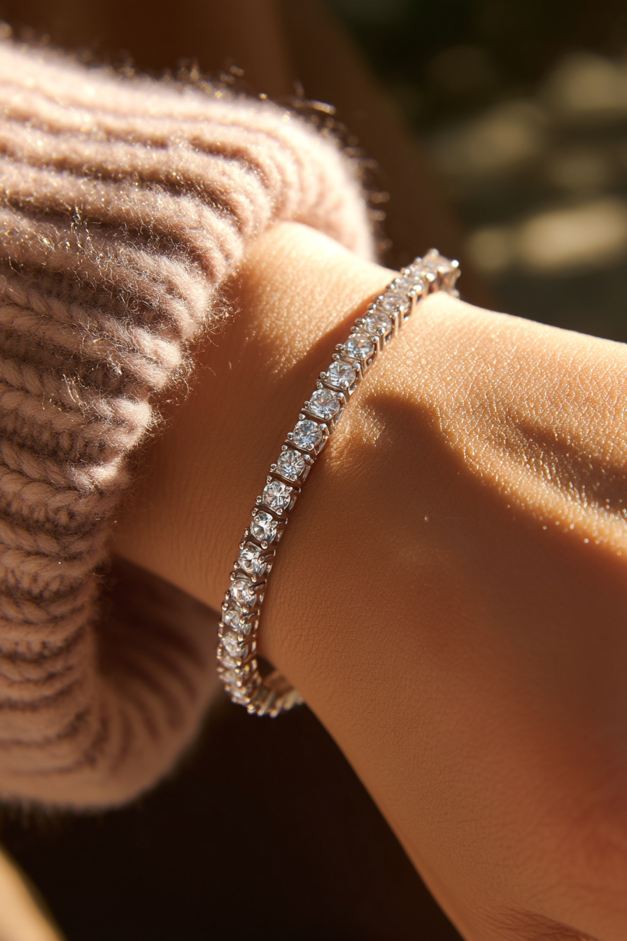 Bracelet Clear Zirconia