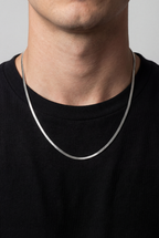 Collier plat Vento | Argent