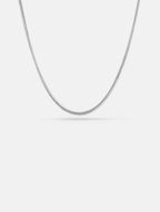 Collier plat Vento | Argent